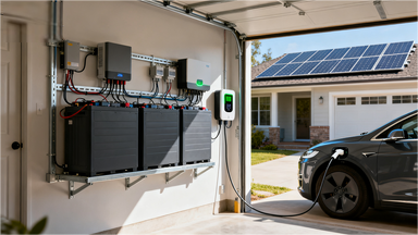 solar energy battery storage​