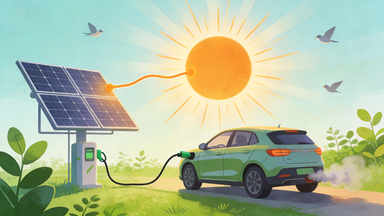 charge car battery with solar​