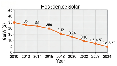 solar energy cost​