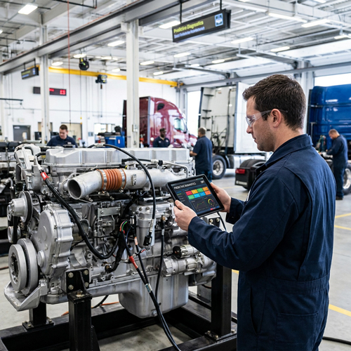 diesel vs gasoline truck engines