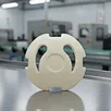 ISO Certified 95% Alumina Ceramic Valve Disc-Industrial Cartridge Type Parts Diameter 25-210mm Pure White High Friction