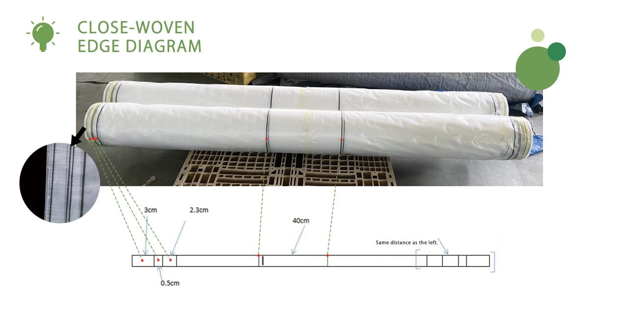 Clear Tarp – Rolled Woven Film with Densely Woven Edges
