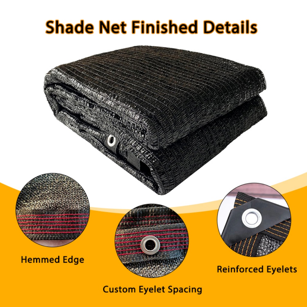 Shade net for plants – Customizable Hem and Eyelets
