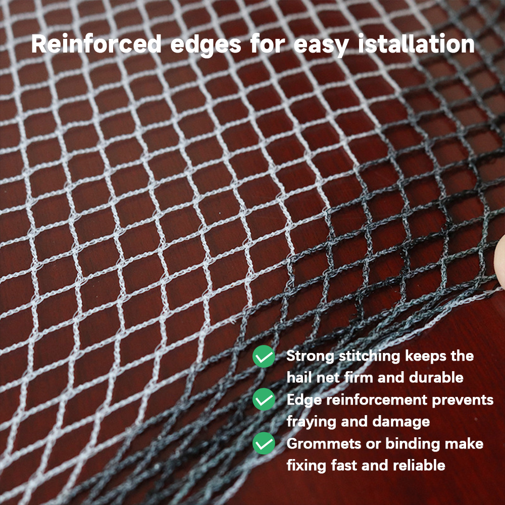 HDPE Anti Hail Net – Woven Structure Close Up