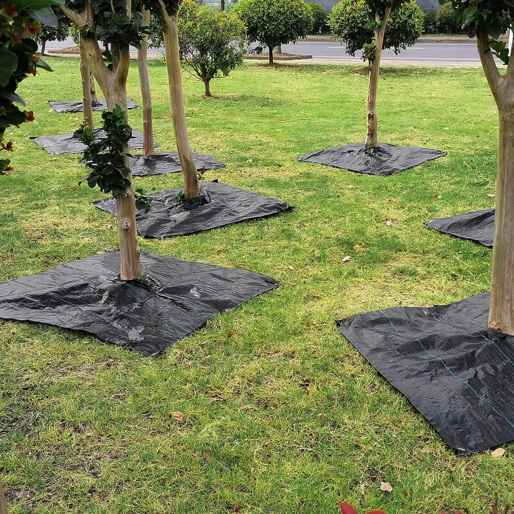 Woven Weed Mat – Small Size Fabric Used Around Trees for Weed Control
