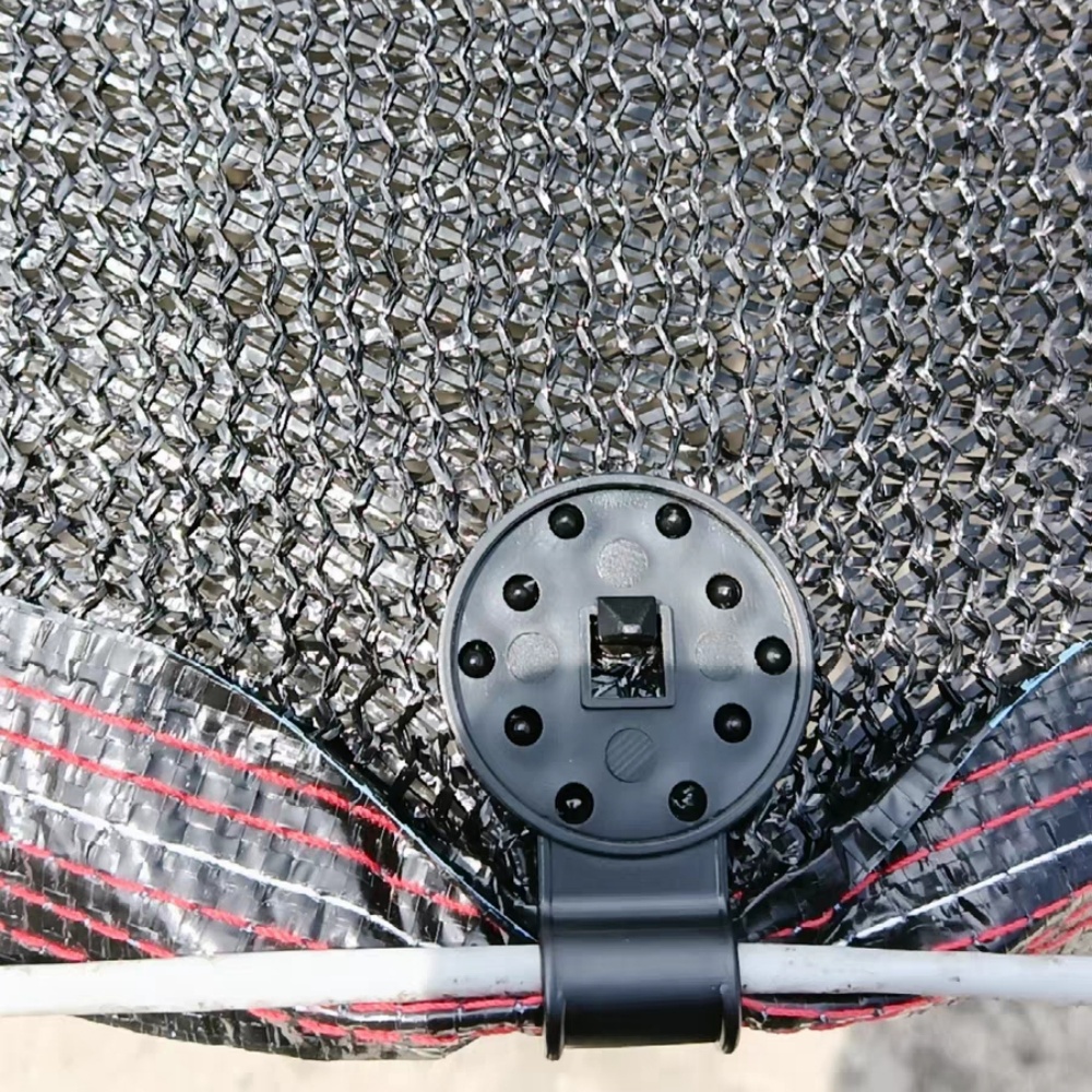 Shade cloth plastic clips – Clips Applied on Shade Net in Garden Scene