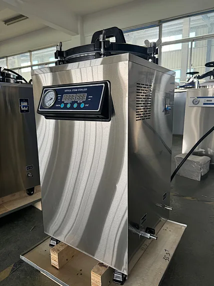 Esterilizador a vapor vertical