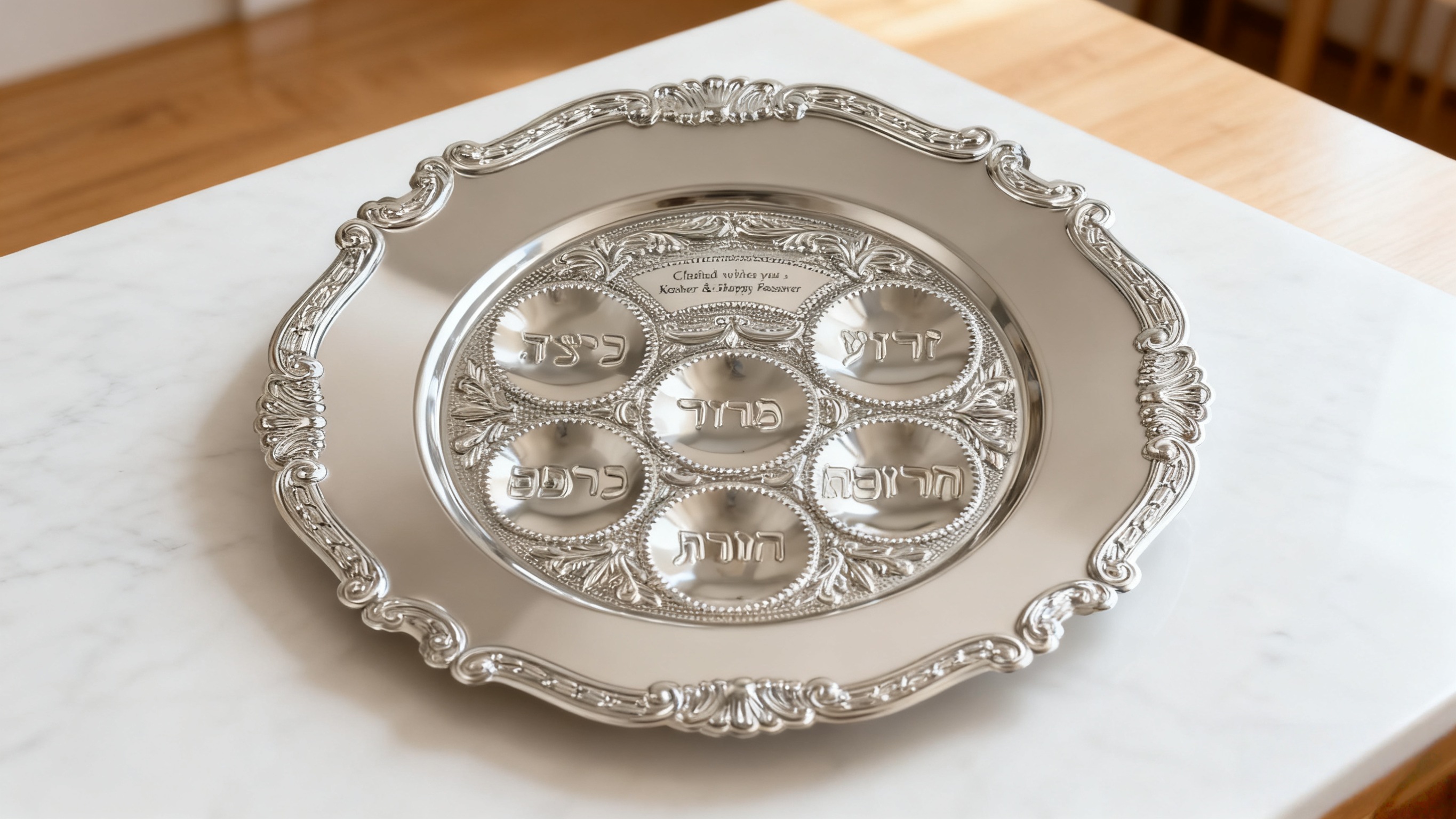 custom metal seder plate