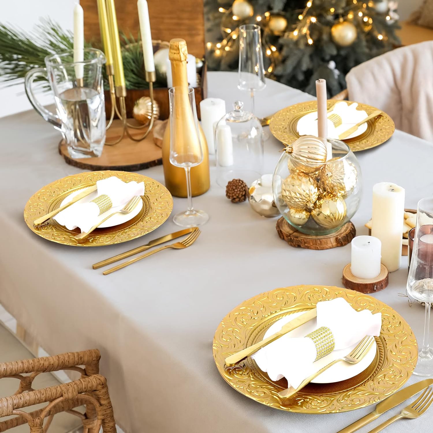 chargers for wedding tables
