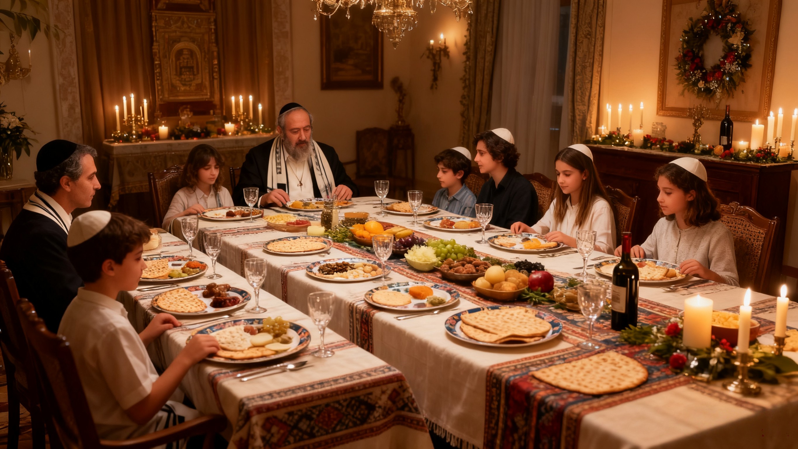 colorful melamine seder plates