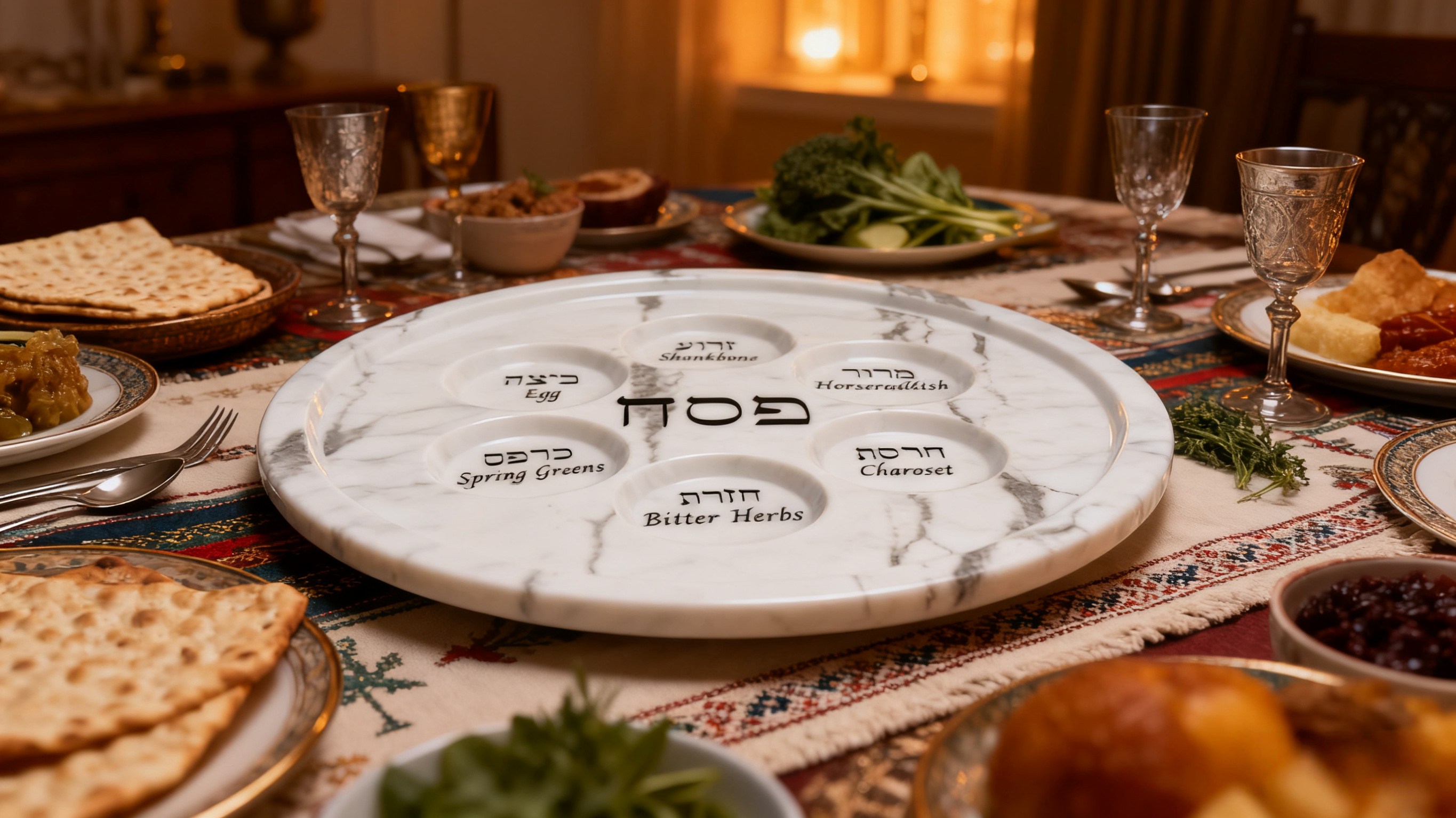 plastic seder plate
