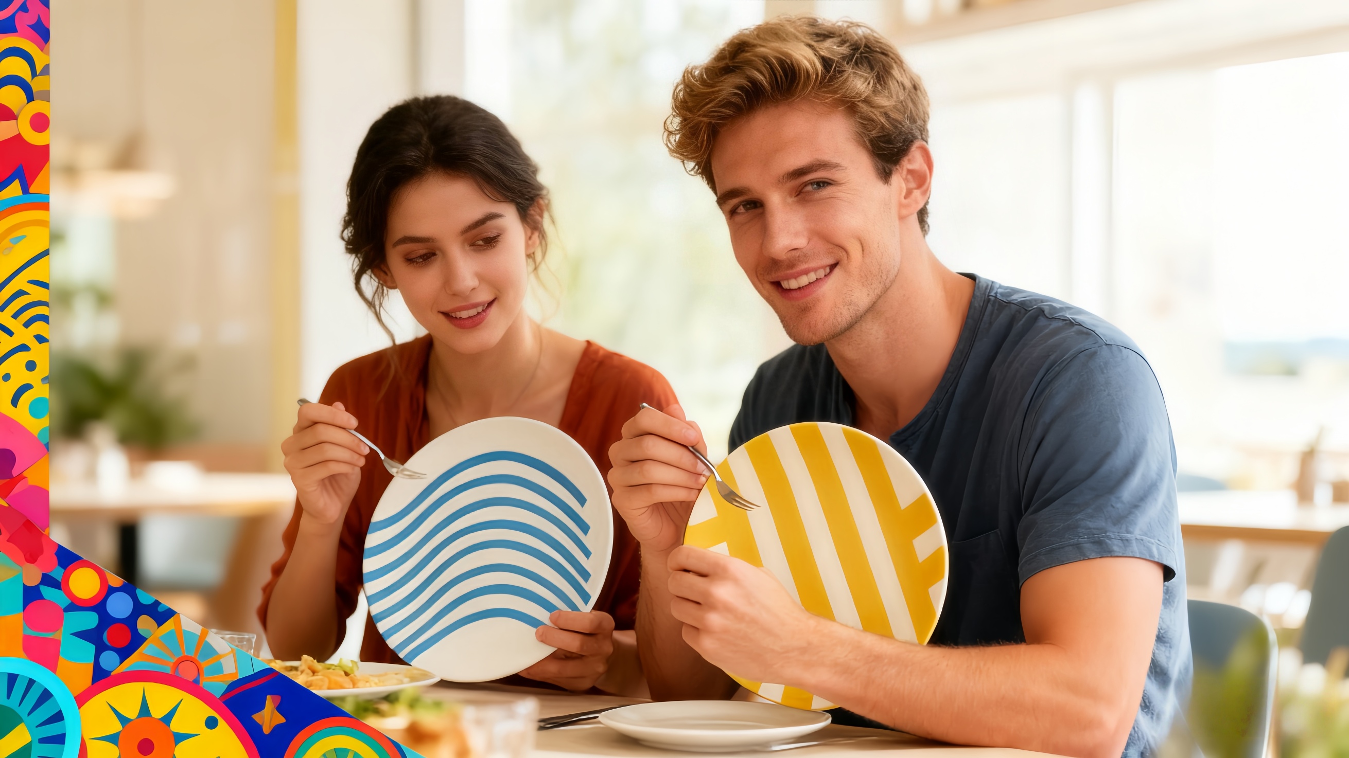 Bamboo dinner set in bulk