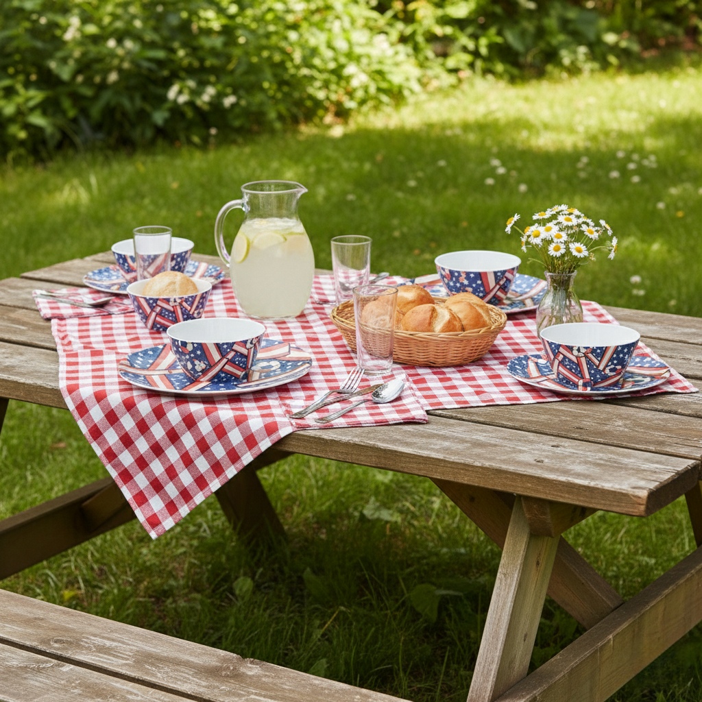 Custom printed dinnerware