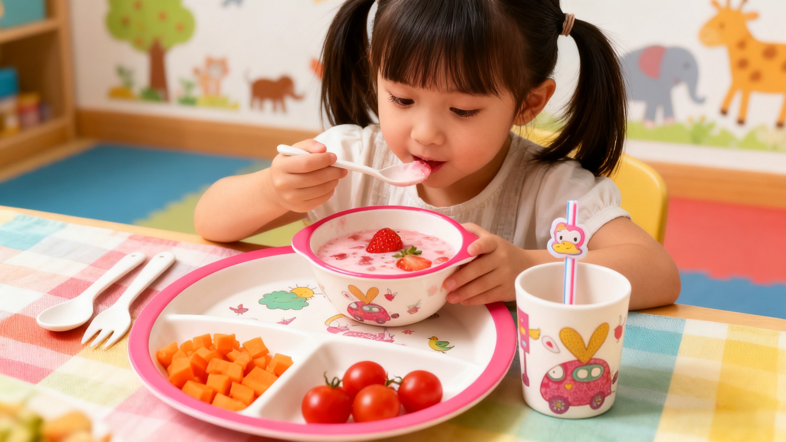 wholesale pink dinner sets