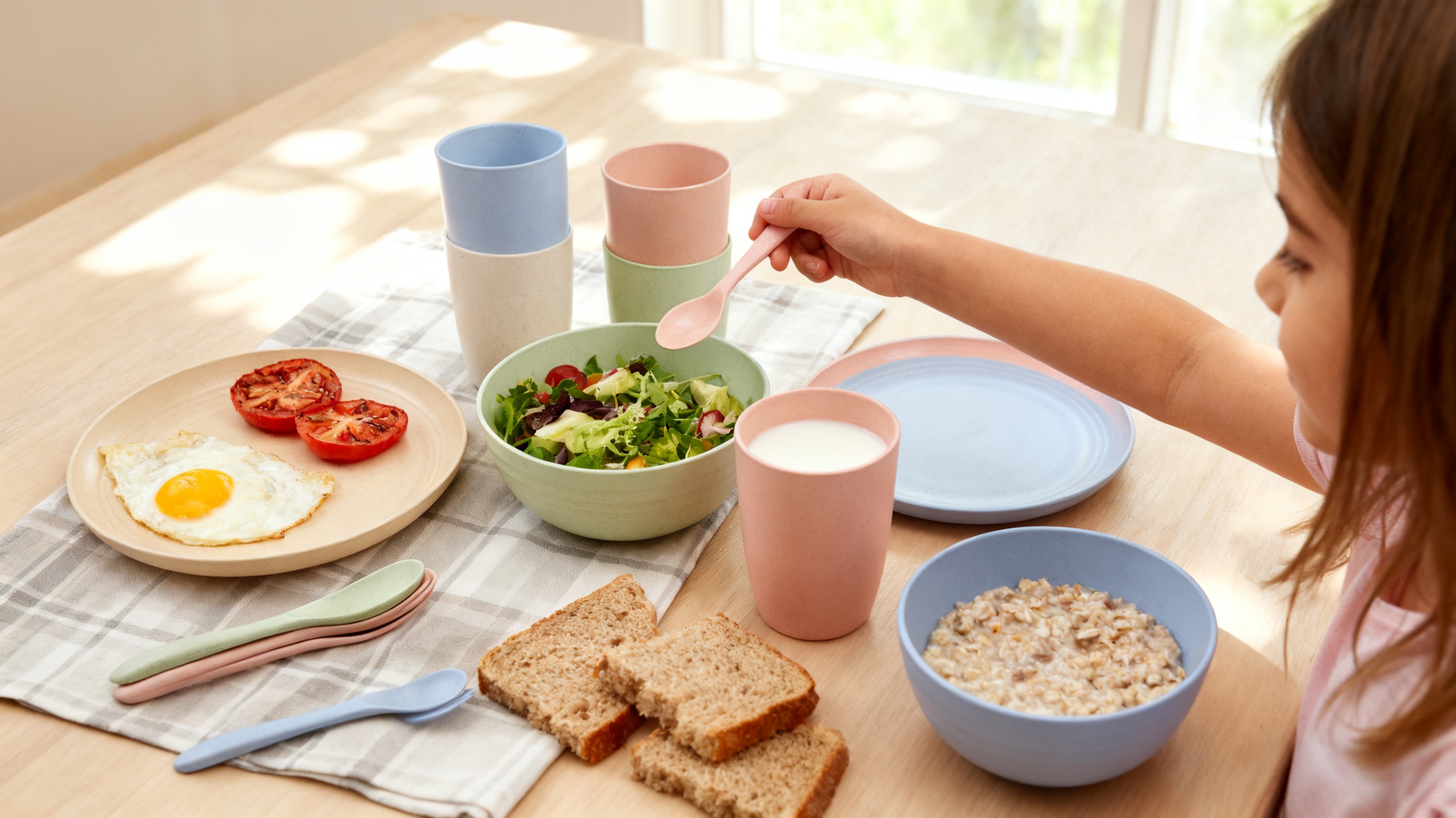 foodle wheat straw dinnerware