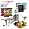 Automatic Powder Packing Production Line Lapel-type Packaging Machine Spices Curry Chili Turmeric Ginger Garlic Nutmeg Powder