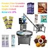 Auto Small Powder Packaging Line for Seasoning Packs/Sugar/Popping Candy/Spices/Chili Powder 3&4 Side Sealed Pouch