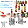 Automatic Sauce Filling Production Line Filling Capping Labeling System for Chili Paste Salad Dressing Hotpot Base Jam Honey