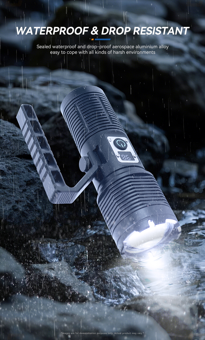 waterproof tactical flashlight