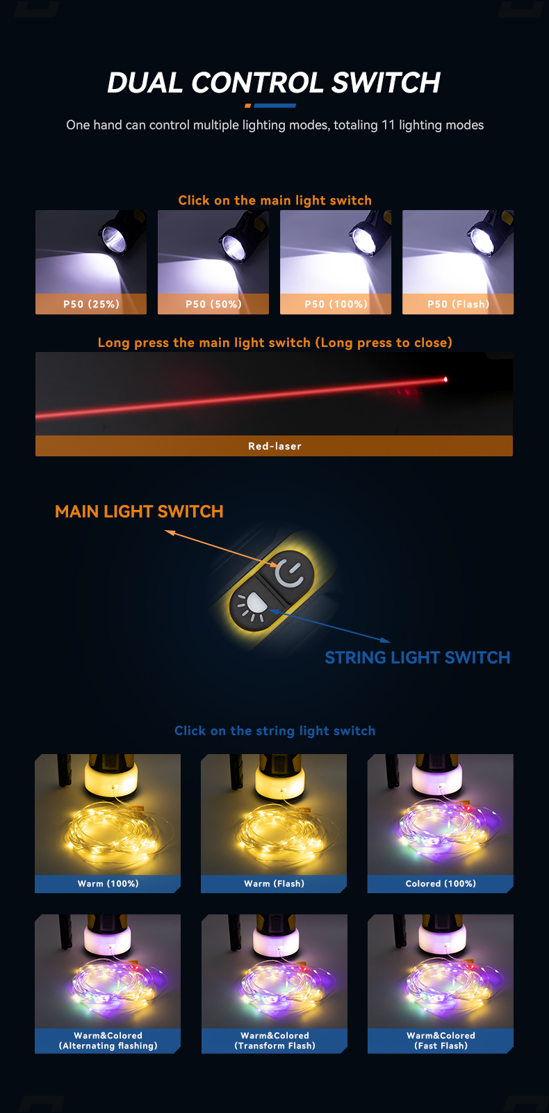 hot sale portable searchlight