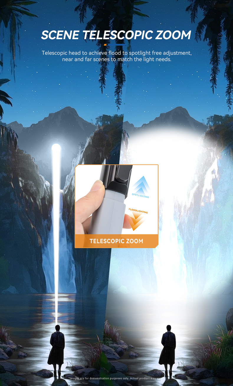 emergency led flashlight rechargeable