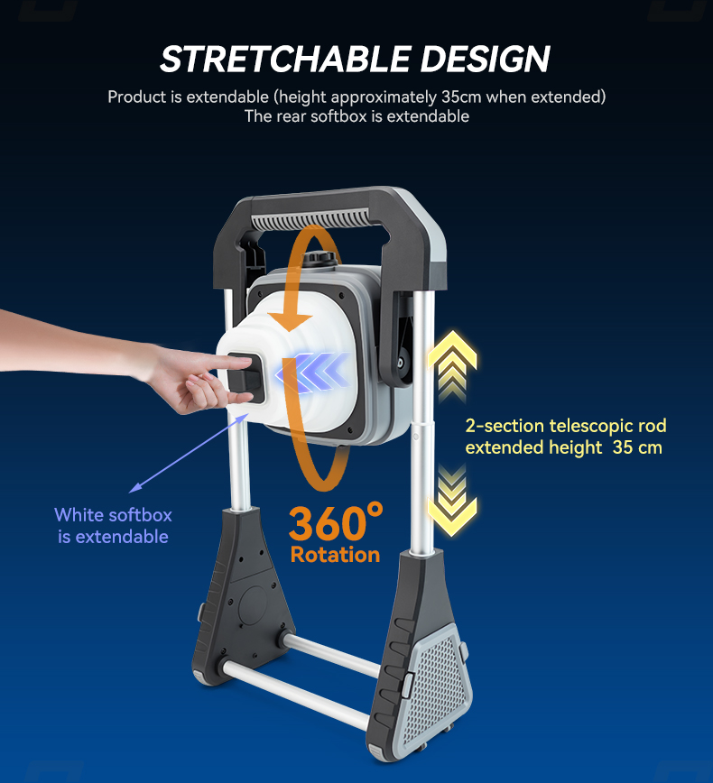 multi functional magnetic work light
