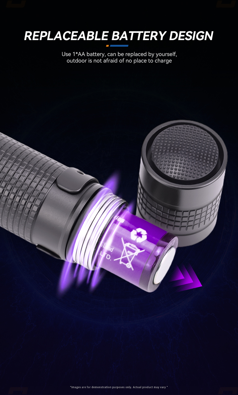 led uv flashlight
