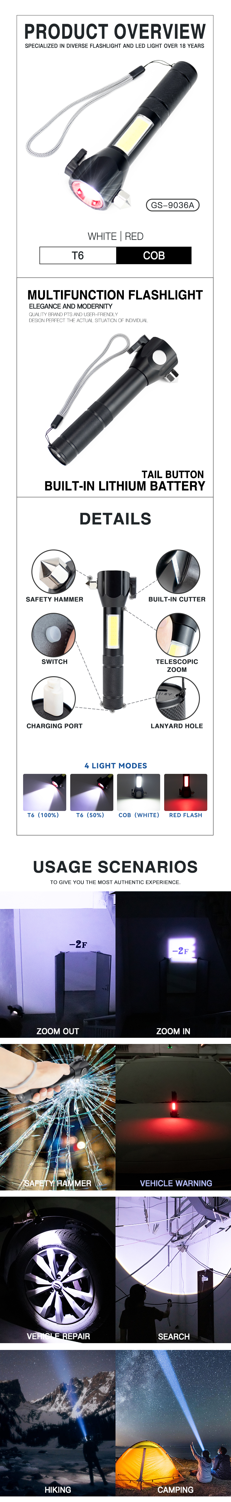 Condition Flashlight LED