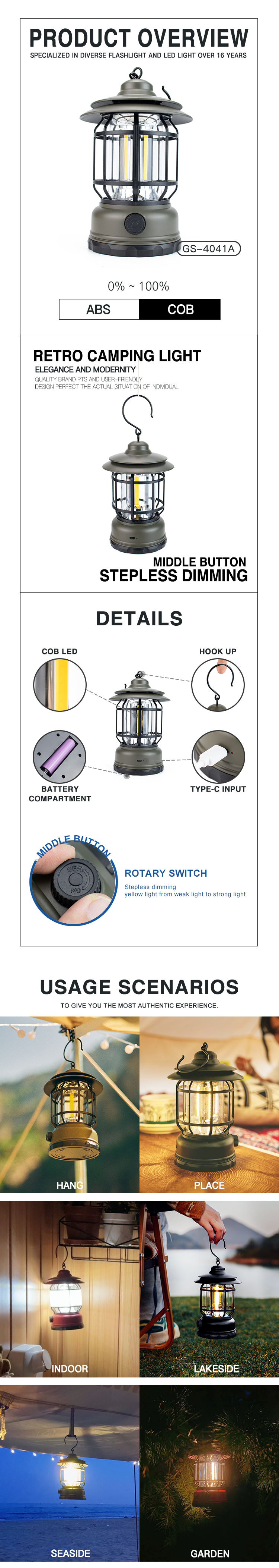 camping light led