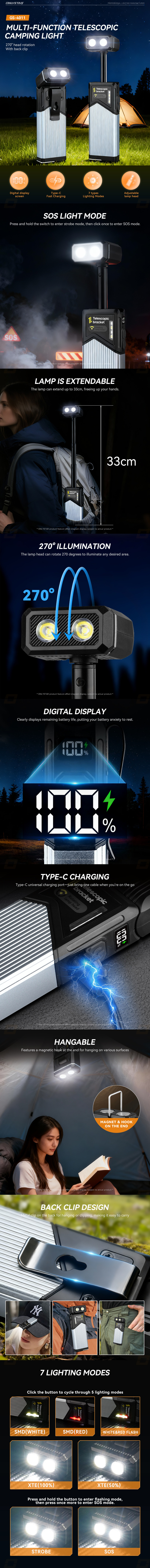 multi functional led work light
