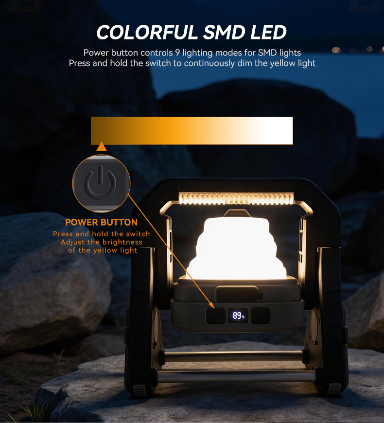 multi functional magnetic work light