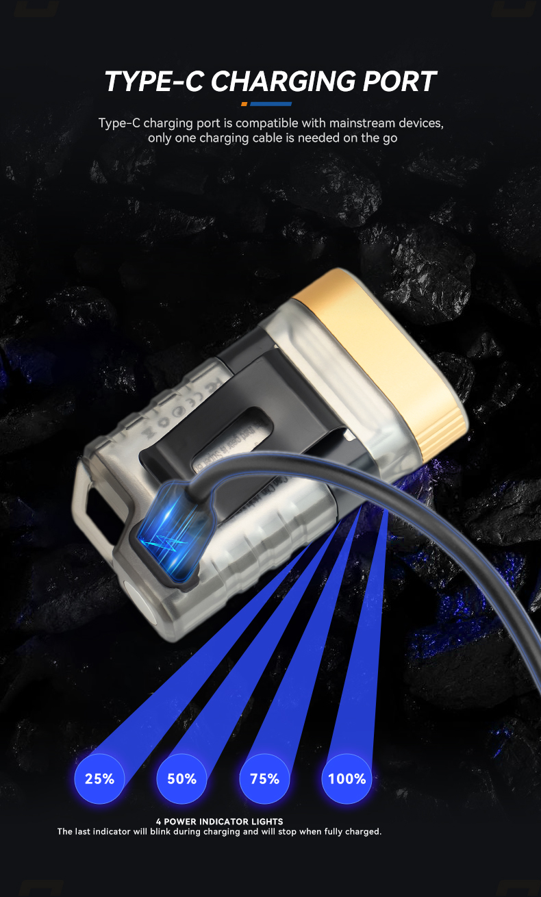 mini outdoor work flashlight led