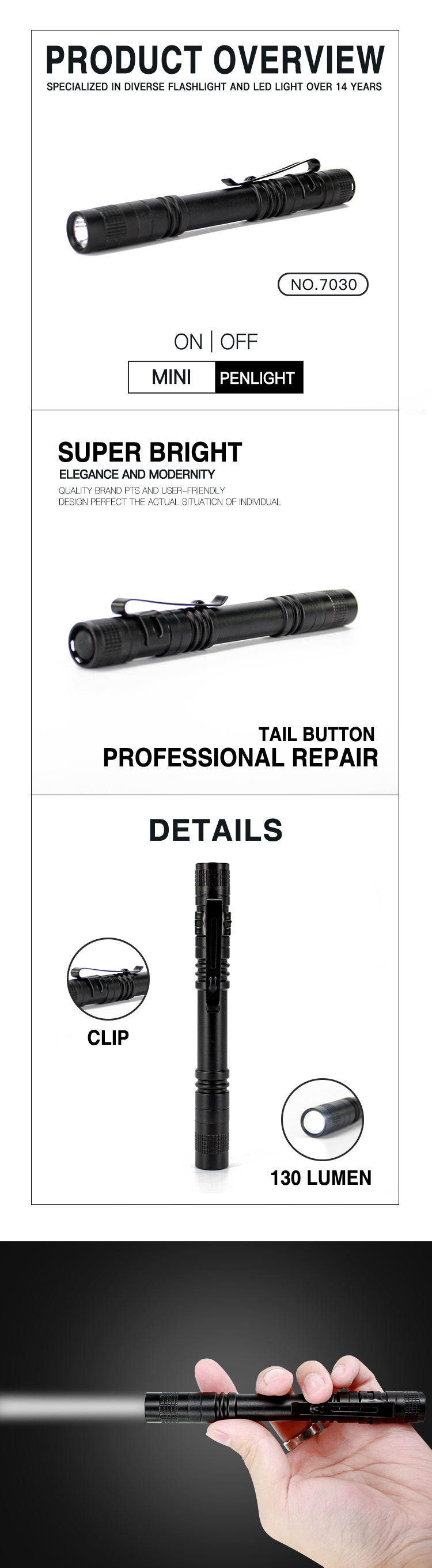 Pen Torch Light