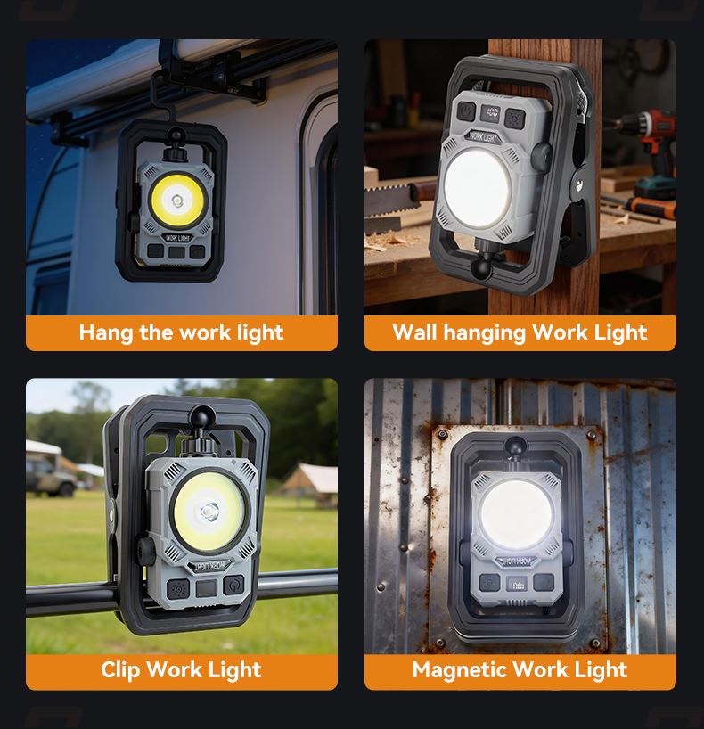 multi functional clamp work light