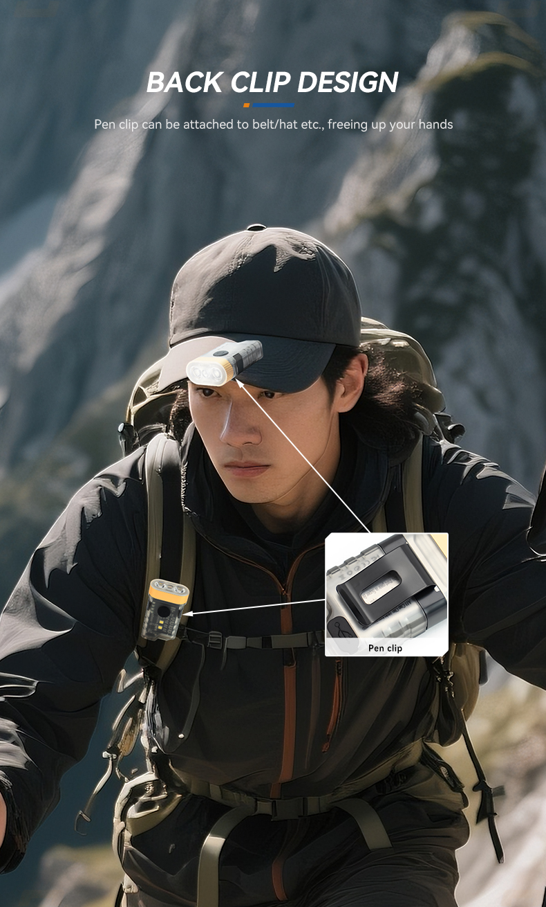 mini outdoor work flashlight