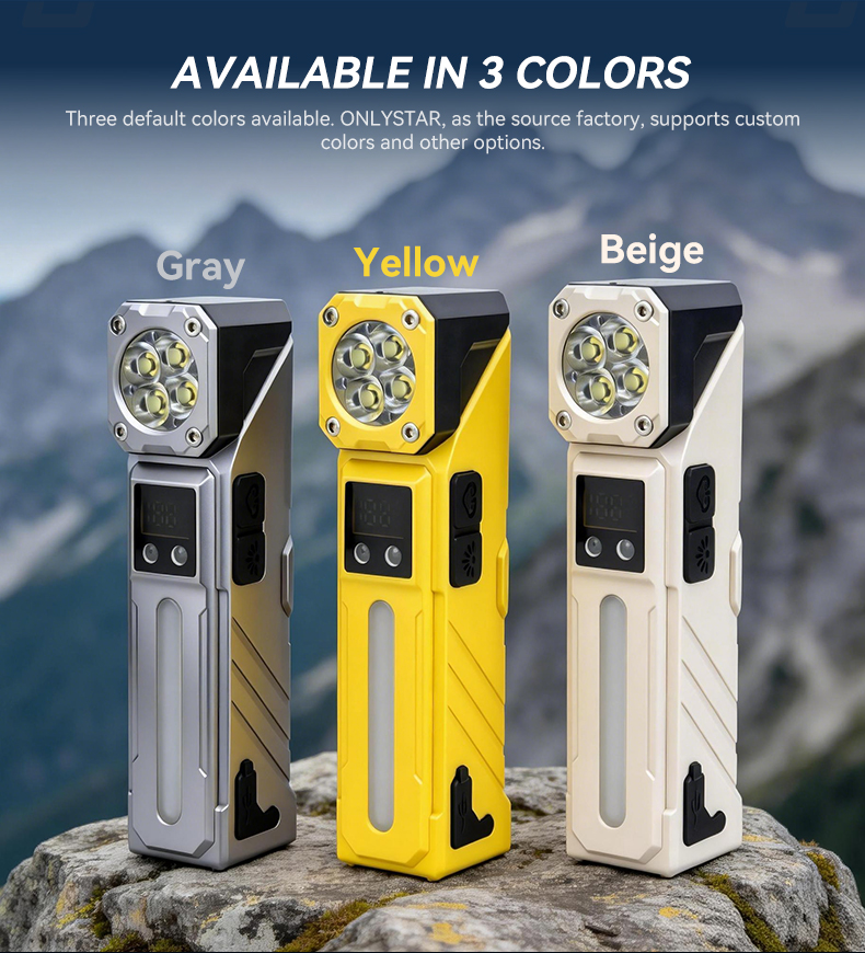 multi functional head flashlight