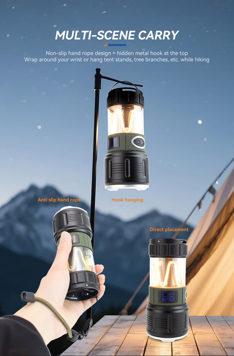 worklight led camping flashlight
