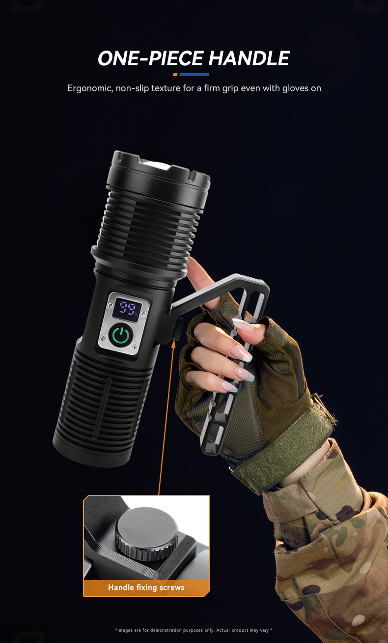 rechargeable tactical flashlight