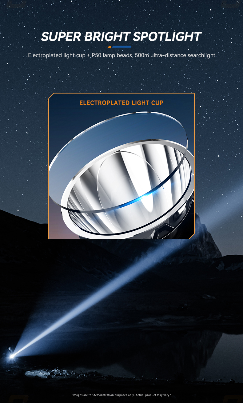 rechargeable portable searchlight led