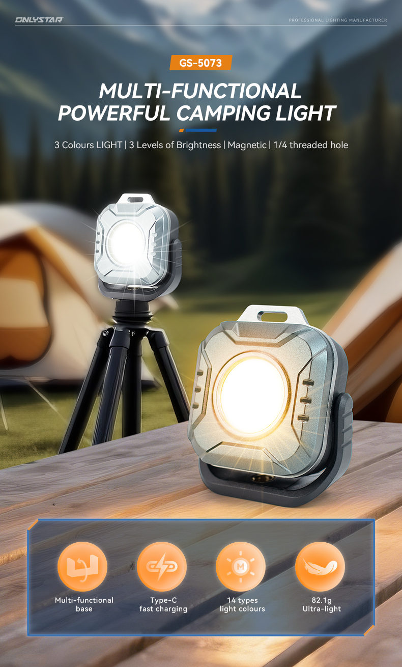 COB LED Flashlight Outdoor