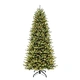 Lush PVC Branches with Warm White LED Lights. Easy assembly, sturdy metal stand, needle-free design. Ideal indoor holiday decor for cozy Christmas ambiance. Shop durable, full-bodied 210cm Christmas trees for festive home styling.