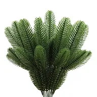 Realistic PE artificial pine branches for Christmas decor. Durable, maintenance-free greenery ideal for DIY wreaths, garlands, and holiday displays. Shop premium artificial pine stems for long-lasting festive charm.