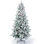 Werten Sie Ihre Weihnachtsdekoration mit diesem 1,8 m großen, schneebedeckten künstlichen Weihnachtsbaum auf. Es eignet sich perfekt für den Einsatz zu Hause, im Garten, im Büro oder bei Hochzeiten. Bietet OEM/ODM-Flexibilität für Festtagsbegeisterte und Unternehmen gleichermaßen.