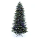 7.5ft (228cm) Pre-Lit Christmas Tree TCH10875-3838: PE+PVC material, 800 multi-color lights, 3838 tips. Realistic festive decor for home/commercial holiday use. Customizable color, export packaging. Sturdy metal stand. Ideal 2026 Christmas decoration.