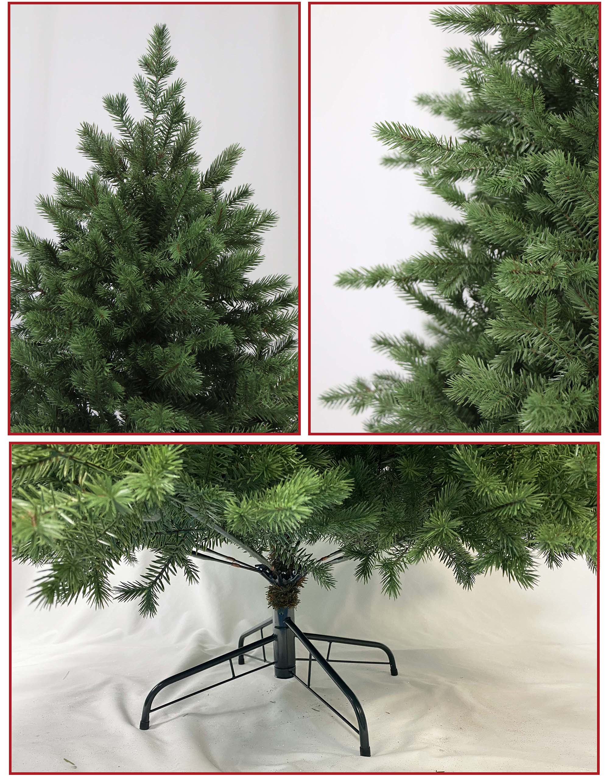Elevate your holidays with this 6FT (180cm) lush artificial Christmas tree—full, realistic foliage for festive decor. Sturdy stand included; easy setup & storage. Perfect for home, office, or seasonal celebrations!