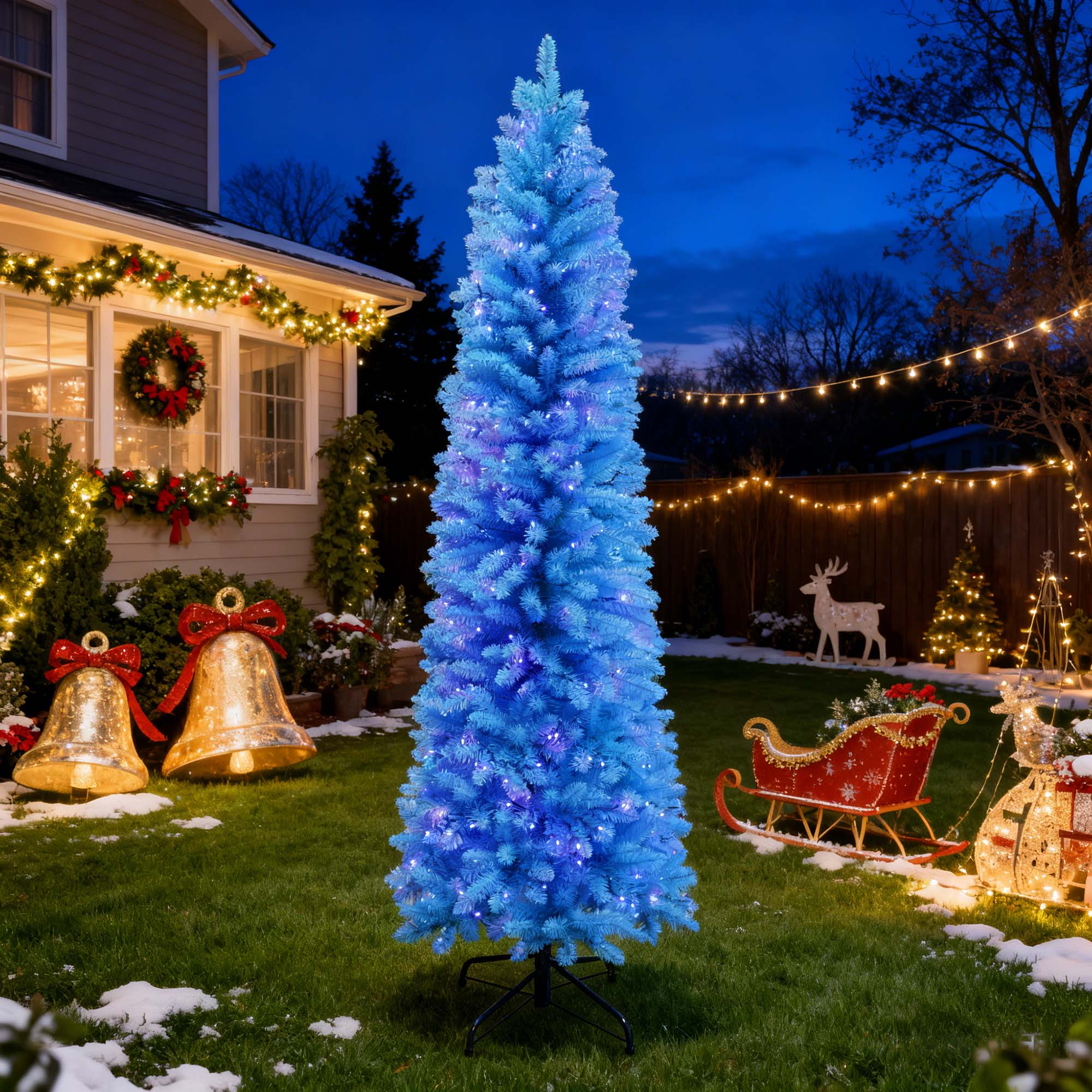 As a sustainable alternative to fresh pine trees, artificial Christmas trees are reusable year after year, reducing waste while preserving the magic of Christmas traditions.