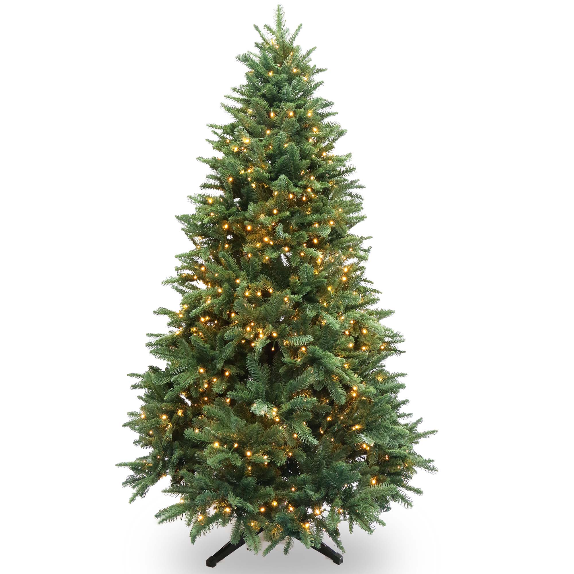Vorbeleuchteter rotierender Weihnachtsbaum mit 8-Funktions-LED-Lichtern, Musikfunktion und Fernbedienung, realistische künstliche Kiefer für festliche Weihnachtsdekoration