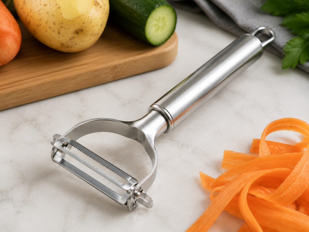 stainless steel swivel vegetable peeler