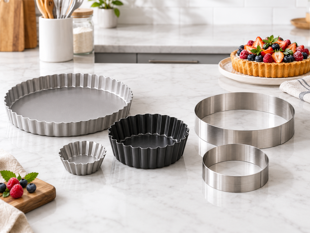 Tart pan tart mold and tart ring comparison