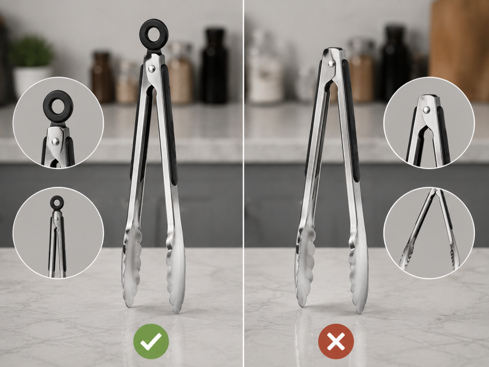 Locking tongs vs non-locking tongs comparison